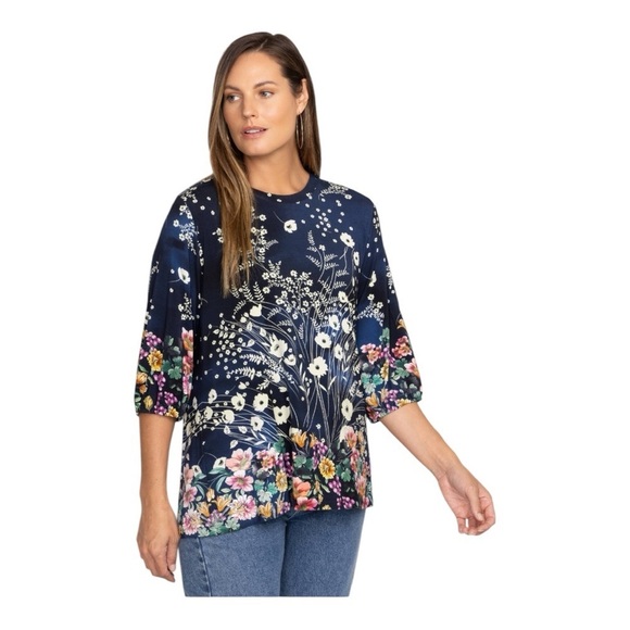 Johnny Was
The Janie Favorite Floral Puff Sleeve Top Size XL - Picture 3 of 14